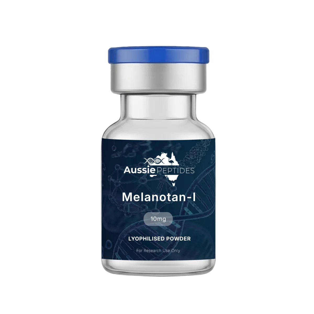 Melanotan I (10mg) research peptide vial