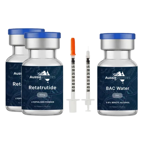 Retatrutide Starter Kit (Bundle) research peptide vial