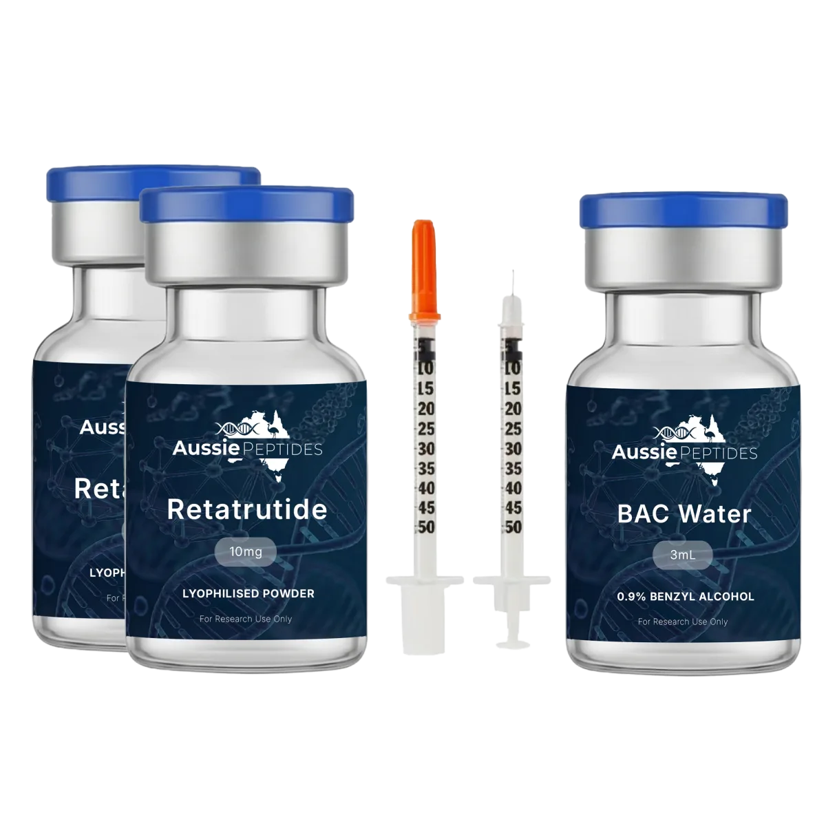 Retatrutide Starter Kit (Bundle) research peptide vial
