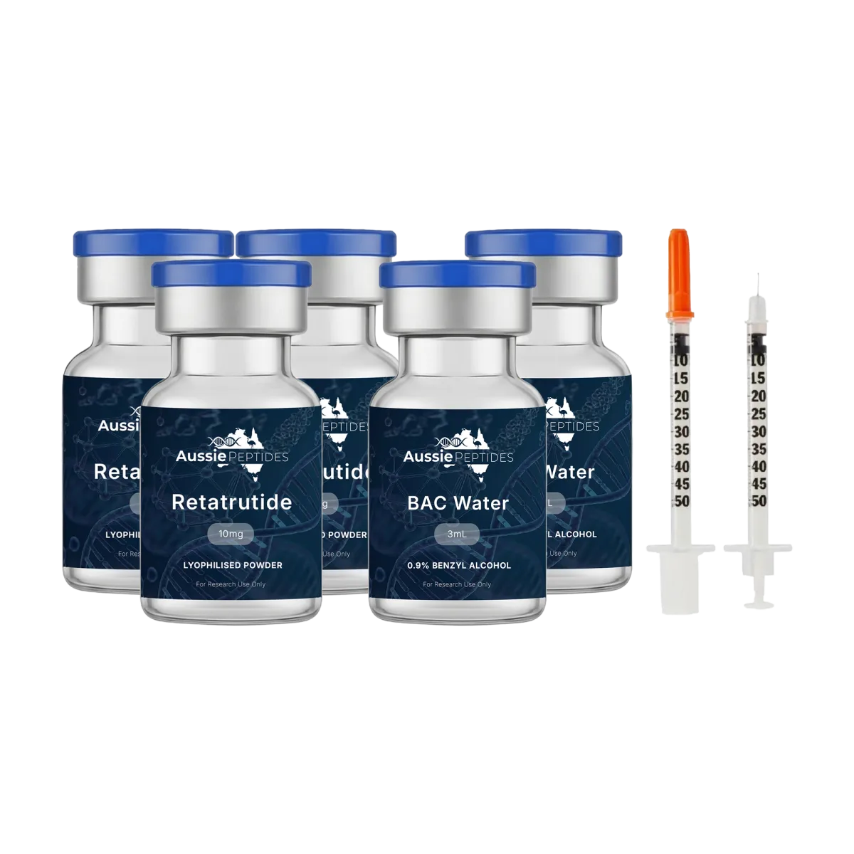 Retatrutide Value Bundle research peptide vial